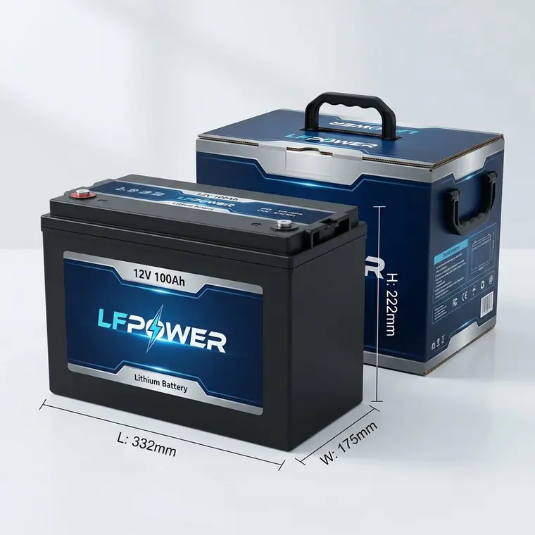 LFPOWER 12V LiFePO4 lead-acid replacement lithium battery