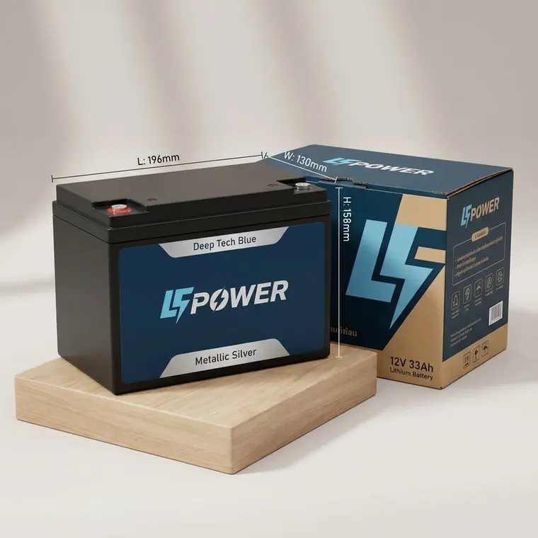 LFPOWER 12V 33Ah battery