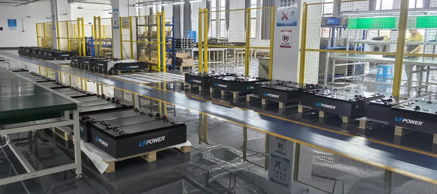 LFPOWER lithium battery pack production and preparation area