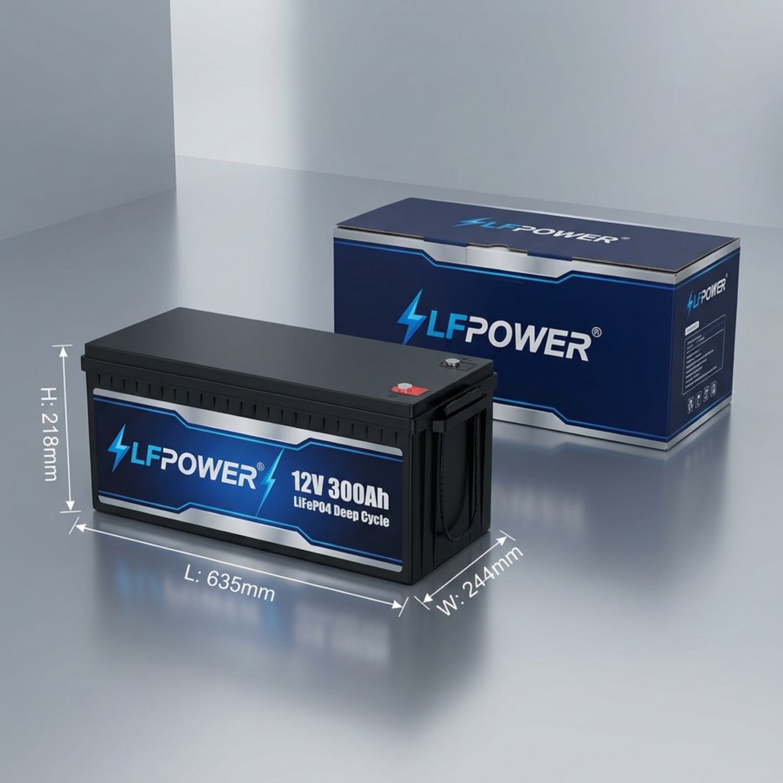 LFPOWER 12V 300Ah lithium battery